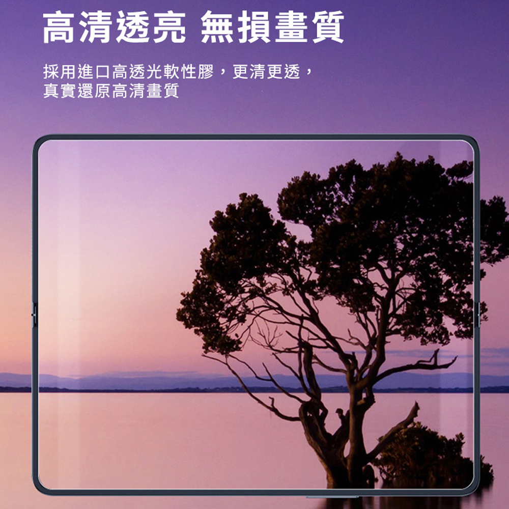高清透亮 無損畫質 採用進口高透光軟性膠,更清更透, 真實還原高清畫質 