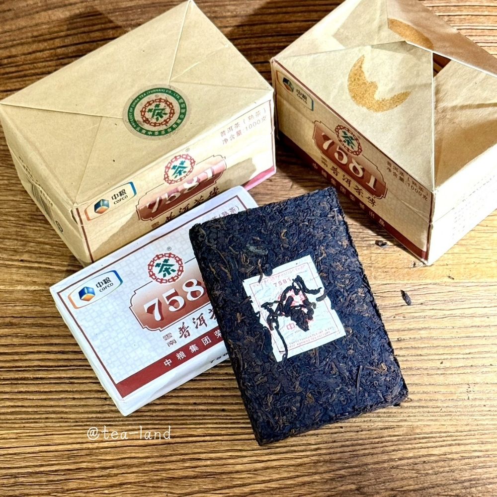 COFCO普茶茶净含量:1000克(茶)758普洱茶中粮集团 land7581洱